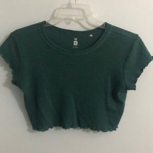 PacSun Forest Green Crop Top